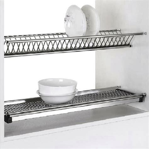 stainless steel kitchen cabinet dish rack|stainless steel countertop dish rack.